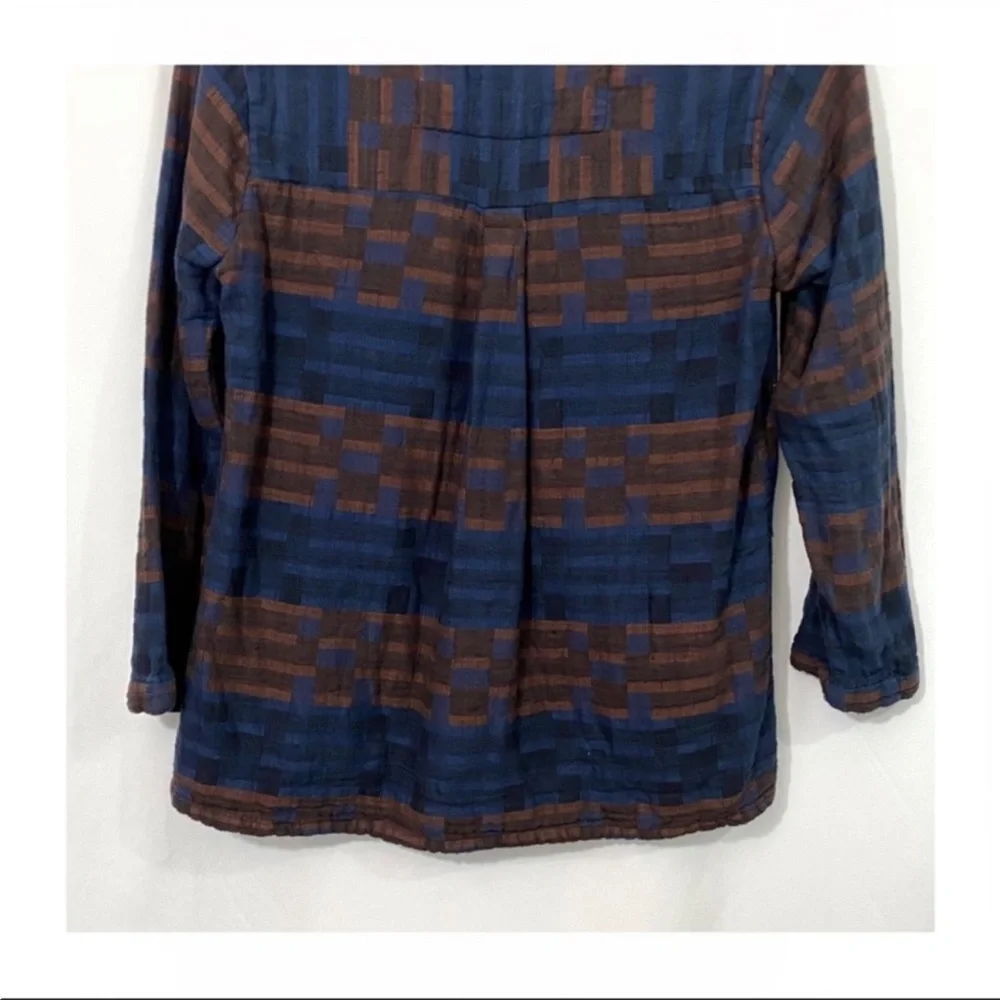 Ace & Jig Long Sleeve Woven Cotton Top - Picture 7 of 10
